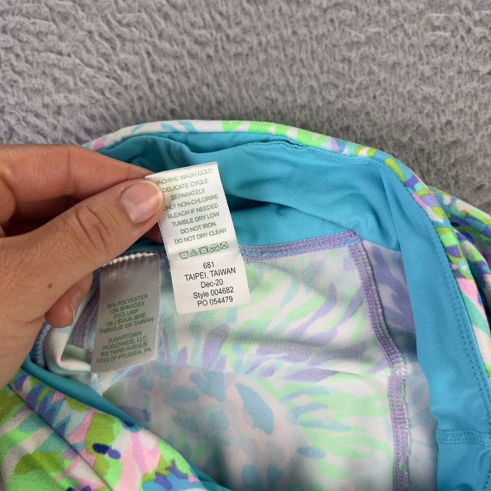 Lilly Pulitzer Luxletic Leggings Womens XS UPF 50+ Weekender 21" High Rise Crop - Picture 5 of 9